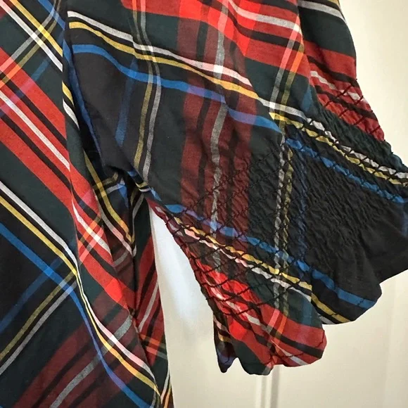 J. Crew Plaid Set Women's Kids Plaid Dress and Women's Top Matching - Picture 4 of 12